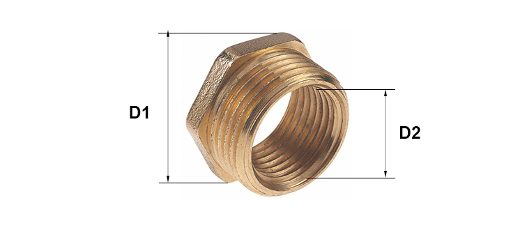 Réduction laiton male x femelle