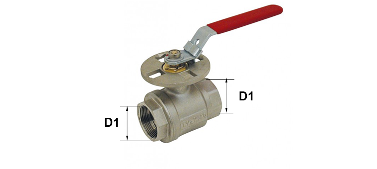 Vanne laiton cadenassable à décompression femelle x femelle