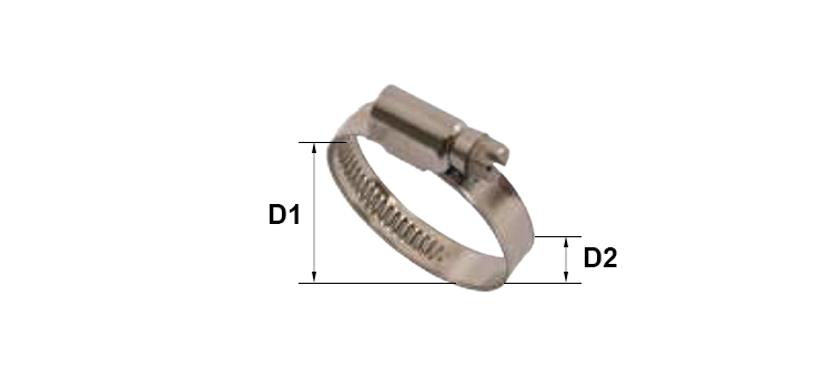 Collier inox à bande pleine 9mm