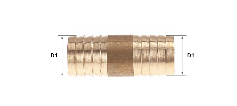 Jonction droite cannelée