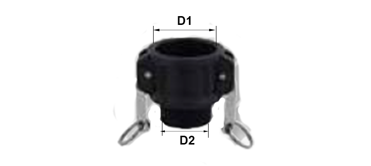 Coupleur fileté male polypro