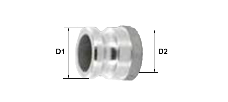 Adapteur taraudé femelle alu