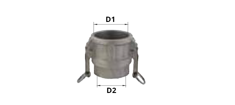 Coupleur taraudé femelle alu