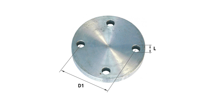 Bride pleine PN10/16 acier