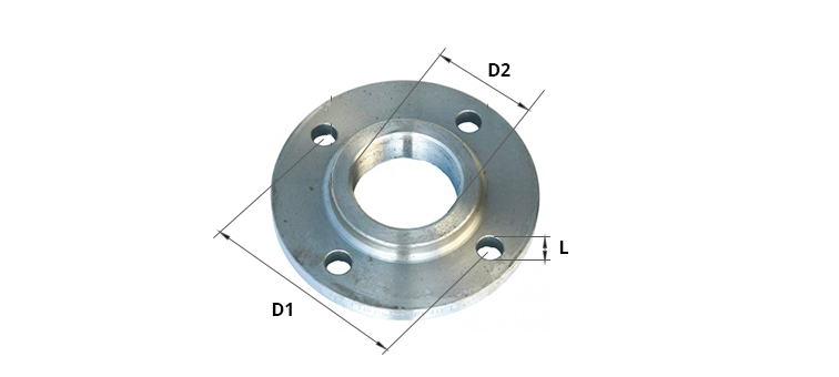 Bride taraudée PN10/16 acier