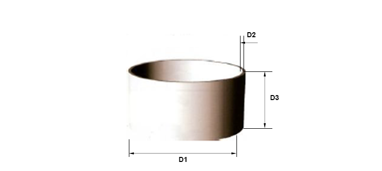 Bague de sertissage en alu