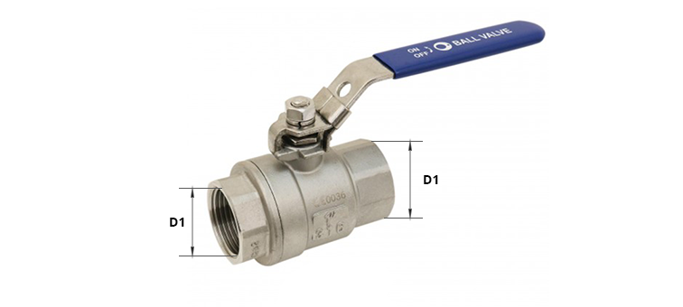 Vanne inox à décompression femelle x femelle