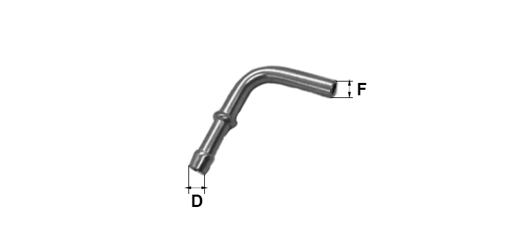 Embout LISSE 90° gasoil