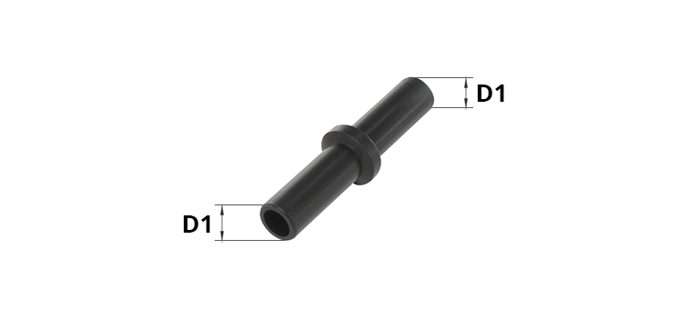 Jonction double male encliquetable