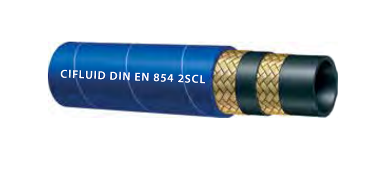 Tuyau de lavage 2SCL bleu