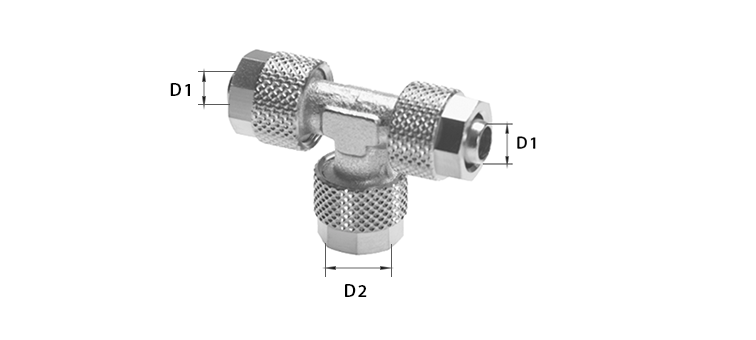 Raccord en té pour tube