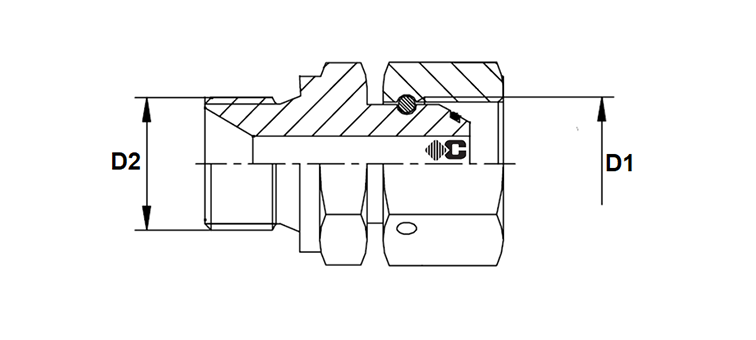 Adapteur femelle BSP x male BSP inox