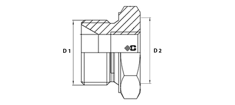 Adapteur male BSP x femelle GAZ inox