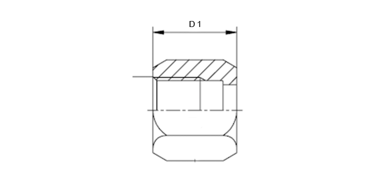 Ecrou femelle JIC inox